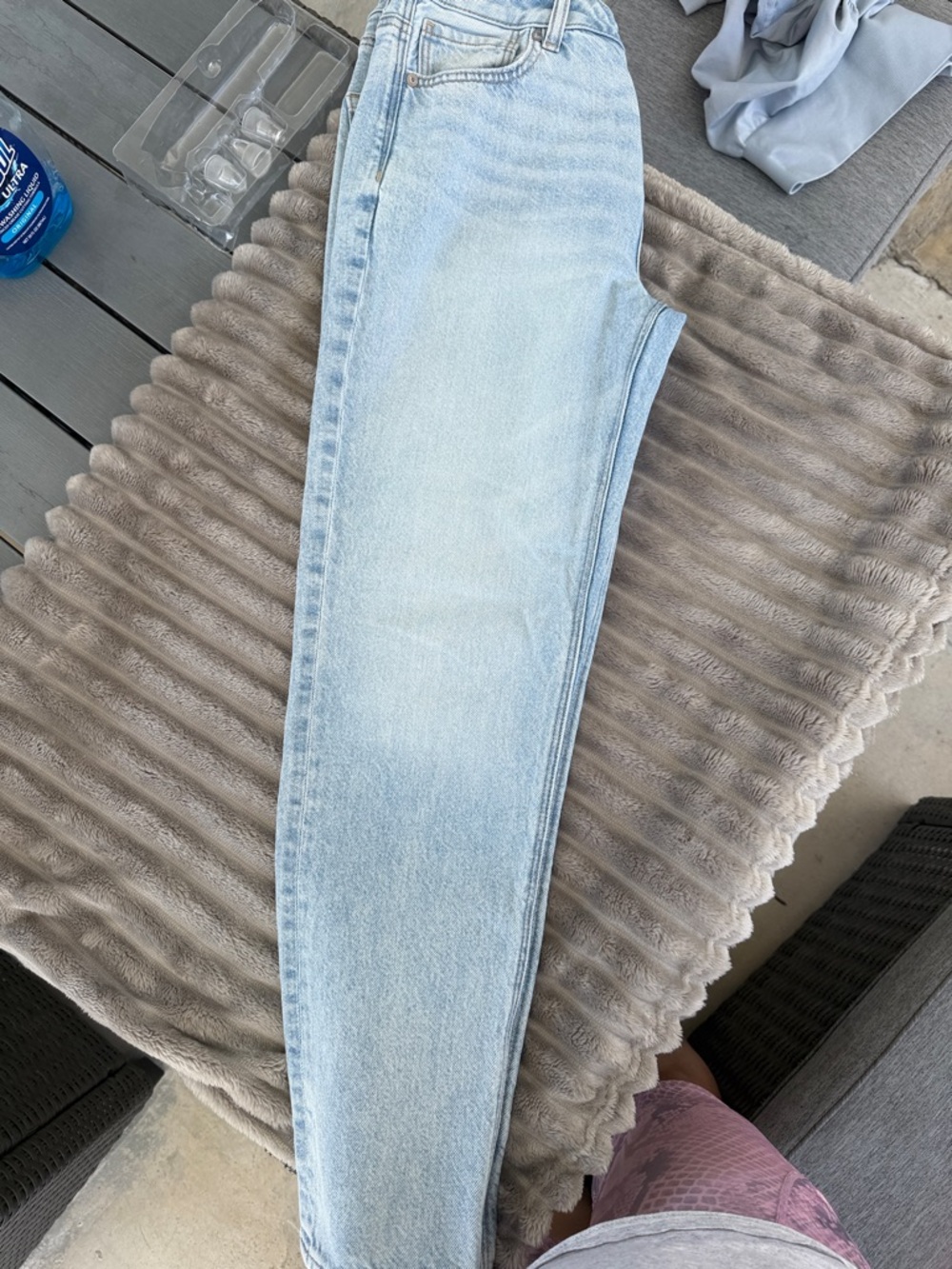 American Eagle Outfitters Light Blue High-Rise Skinny Jeans